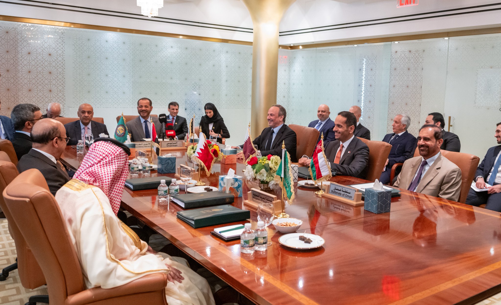 رئيس مجلس الوزراء وزير الخارجية يترأس وفد دولة قطر في الاجتماع التنسيقي لوزراء خارجية دول مجلس التعاون