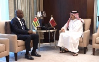 نائب رئيس مجلس الوزراء وزير الخارجية يجتمع مع وزير خارجية توغو