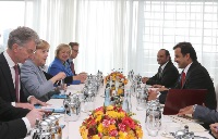سمو الأمير والمستشارة الألمانية يبحثان الأزمة الخليجية والتعاون المشترك