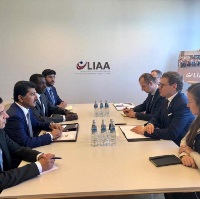 الأمين العام لوزارة الخارجية يجتمع مع مدير التنمية والاستثمار في لاتفيا