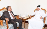 وزير الدولة للشؤون الخارجية يجتمع مع القائم بالأعمال في سفارة ليبيا 