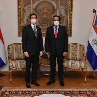 Foreign Minister of Paraguay Meets Qatari Acting Charge D'affaires