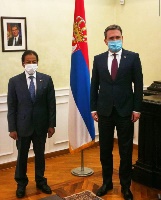 Serbian Foreign Minister Meets Qatar Ambassador