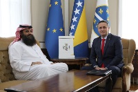Member of the Presidency of Bosnia and Herzegovina Meets Ambassador of the State of Qatar