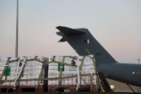 طائرة قطرية تتوجه إلى مدينة العريش المصرية تحمل مساعدات لدعم الأشقاء الفلسطينيين في غزة