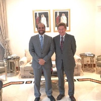 سفير قطر يجتمع مع رئيس جمعية الصداقة العربية- الألمانية