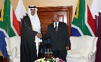 سمو الأمير يلتقي رئيس جنوب إفريقيا