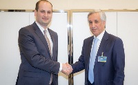 Al Muraikhi meets with Georgia, Bosnia and Herzegovina FMs