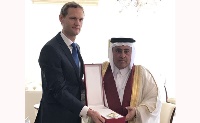 King of Belgium Awards Order of the Crown to Qatar's Former Ambassador 
