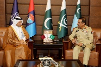 Chairman Joint Chiefs of Staff Committee of Pakistan Meets Qatar's Ambassador