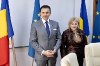 Romanian official meets with the Ambassador of the State of Qatar