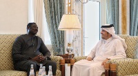 نائب رئيس مجلس الوزراء وزير الخارجية يجتمع مع وزير خارجية غامبيا