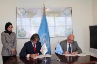 اتفاقية بين مكتب الأمم المتحدة لمكافحة الإرهاب والمركز الدولي للأمن الرياضي لتعزيز أمن الأحداث الرياضية الكبرى