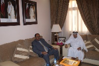 سفير قطر يلتقي وزير البيئة والتنمية العمرانية والموارد الطبيعية السوداني