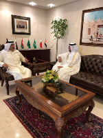 مساعد وزير الخارجية الكويتي يجتمع مع سفير دولة قطر