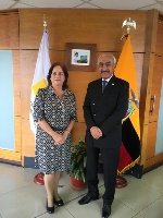 وزيرة التربية والتعليم بجمهورية الاكوادور تجتمع مع سفير قطر