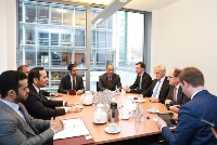 نائب رئيس مجلس الوزراء وزير الخارجية يجتمع مع مجموعة جمعية الصداقة العربية الألماني