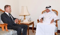 وزير الدولة للشؤون الخارجية يجتمع مع سفير ألمانيا