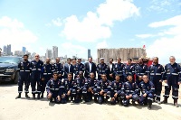 Qatar's Ambassador Visits Qatari International Search and Rescue Group's Team at Beirut Port