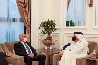 Deputy Prime Minister and Minister of Foreign Affairs Meets Secretary General of Fatah's Central Committee