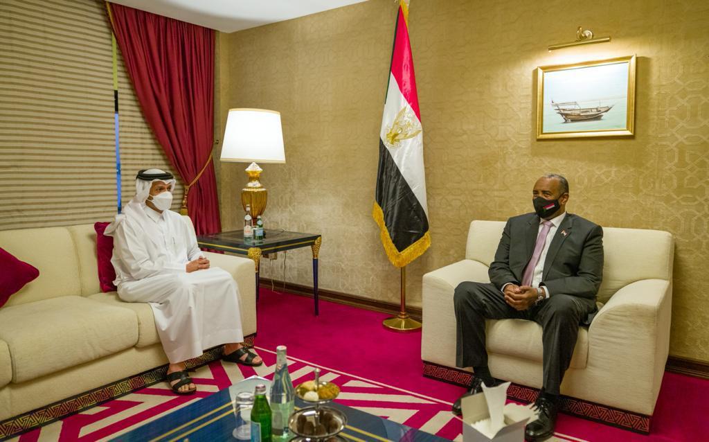 رئيس مجلس السيادة السوداني يستقبل نائب رئيس مجلس الوزراء وزير الخارجية