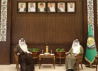 الأمين العام لمجلس التعاون يجتمع مع سفير دولة قطر لدى المملكة العربية السعودية