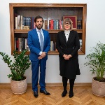 نائبة رئيس وزراء صربيا تجتمع مع سفير دولة قطر