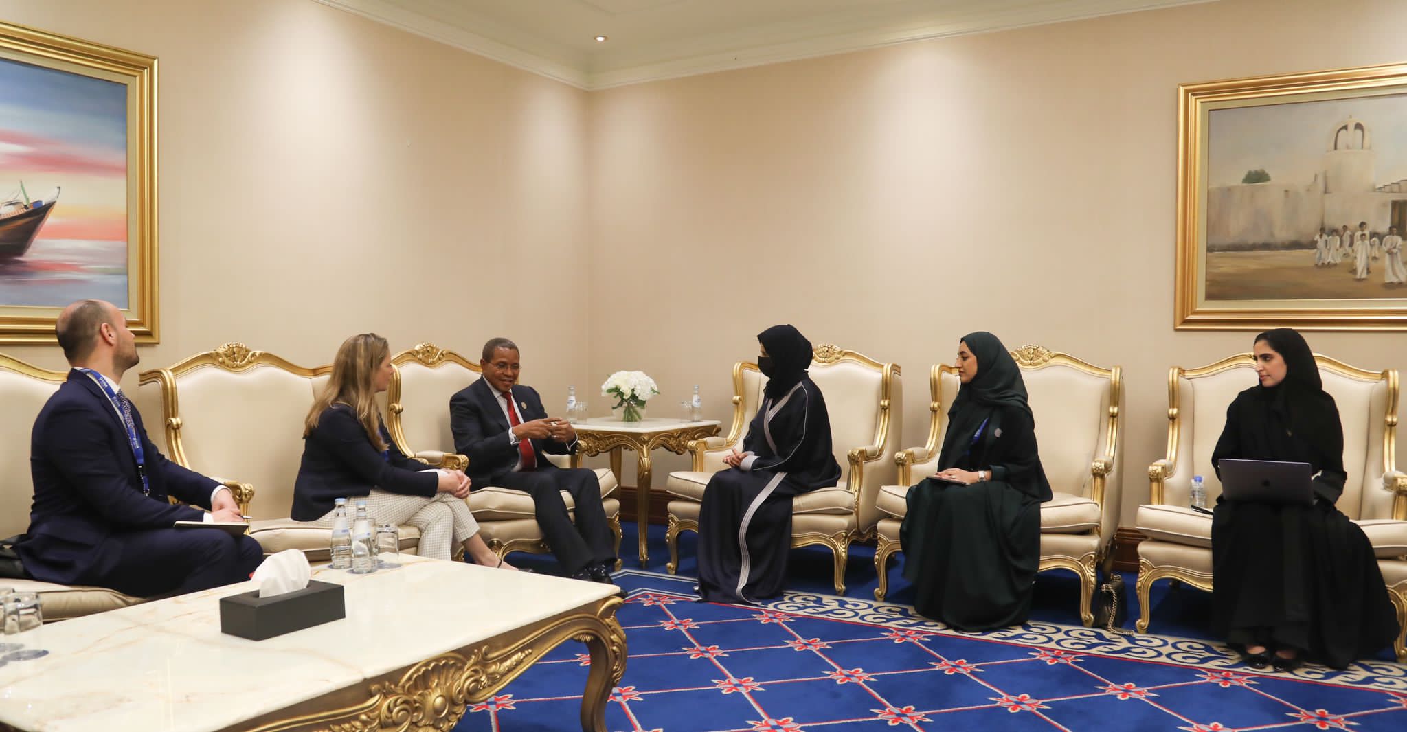 Assistant Foreign Minister Meets Chairman of Global Partnership for Education