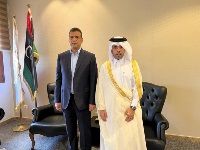 نائب رئيس مجلس الوزراء الليبي يجتمع مع سفير دولة قطر