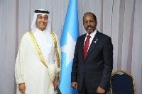 دولة قطر تشارك في حفل تنصيب الرئيس الصومالي