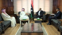 وزير الرياضة الليبي يجتمع مع سفير دولة قطر