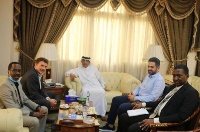 سفير قطر لدى السودان يجتمع مع المدير الإقليمي للمفوضية السامية لشؤون اللاجئين في دارفور