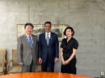 The director of the Policy and Planning Department at the Ministry of Foreign Affairs meets with directors of two institutes for studies in Korea