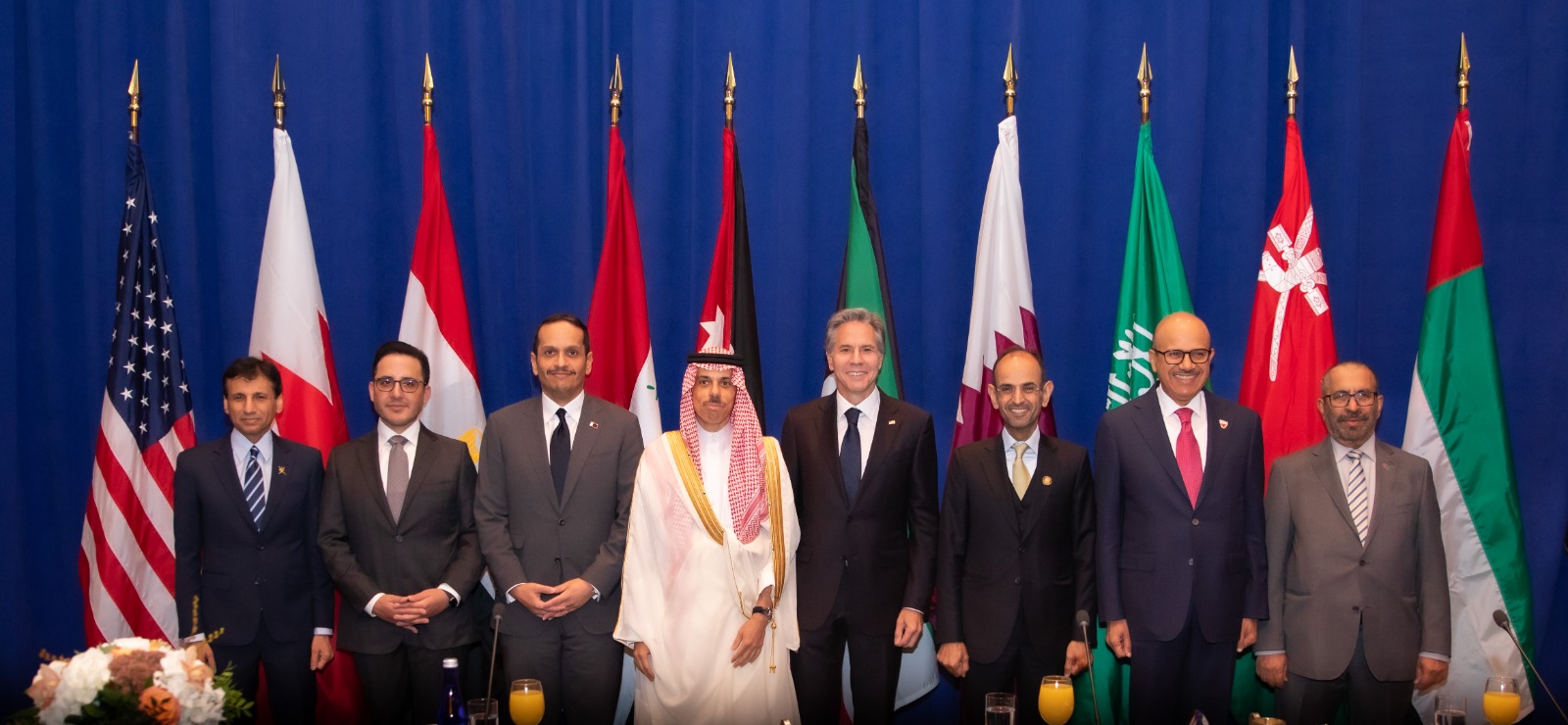 Deputy Prime Minister and Minister of Foreign Affairs Participates in Meeting of Foreign Ministers of GCC, Egypt, Iraq, Jordan with US Counterpart