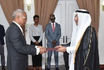 رئيس جمهورية الرأس الأخضر يتسلم أوراق اعتماد سفير دولة قطر