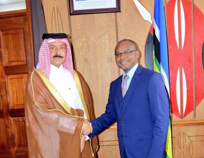 Kenyan Senate Speaker Meets Qatar Ambassador