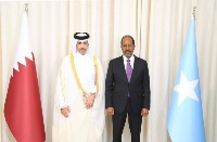 President of Somalia Receives Credentials of Qatar's Ambassador