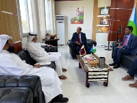 وزير خارجية جيبوتي يتسلم نسخة من أوراق اعتماد سفير دولة قطر
