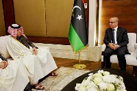 Minister of State for Foreign Affairs Meets Libyan Presidential Council's Vice President