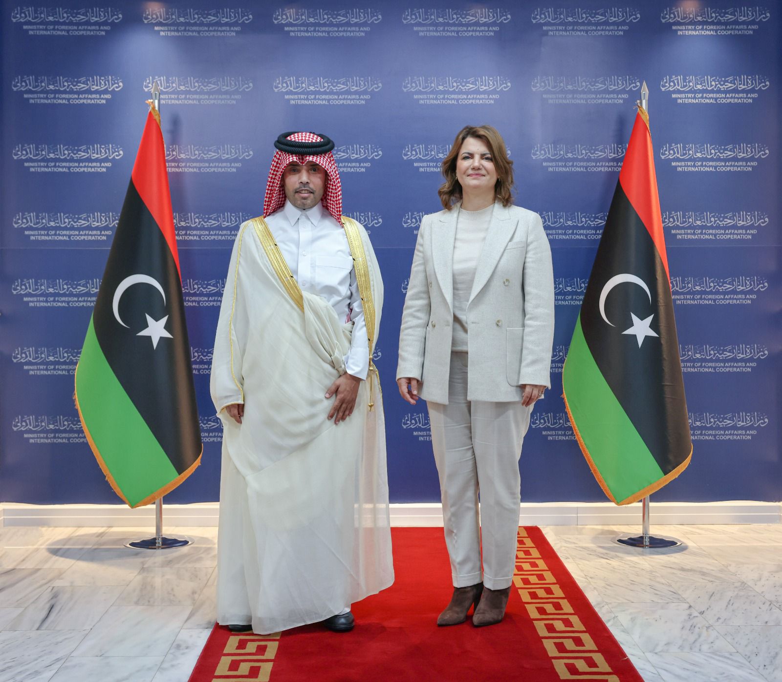 Libyan Foreign Minister Meets Qatar's Ambassador