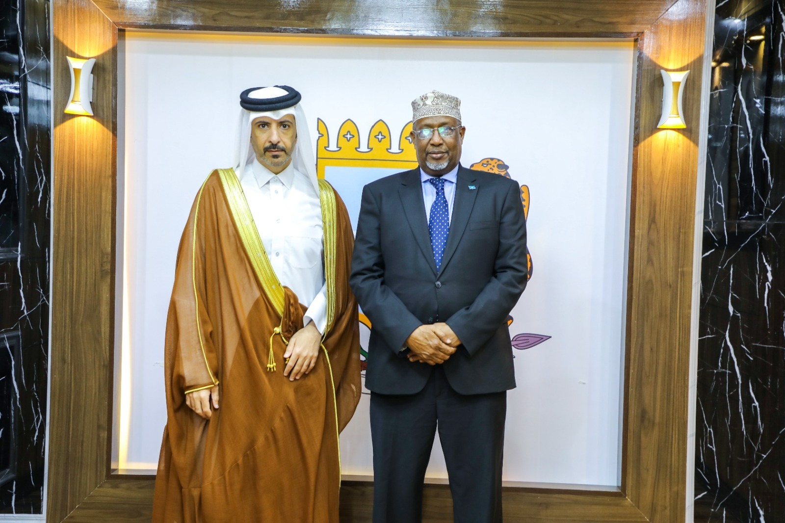 Speaker of House of People of Somalia Meets Qatari Ambassador