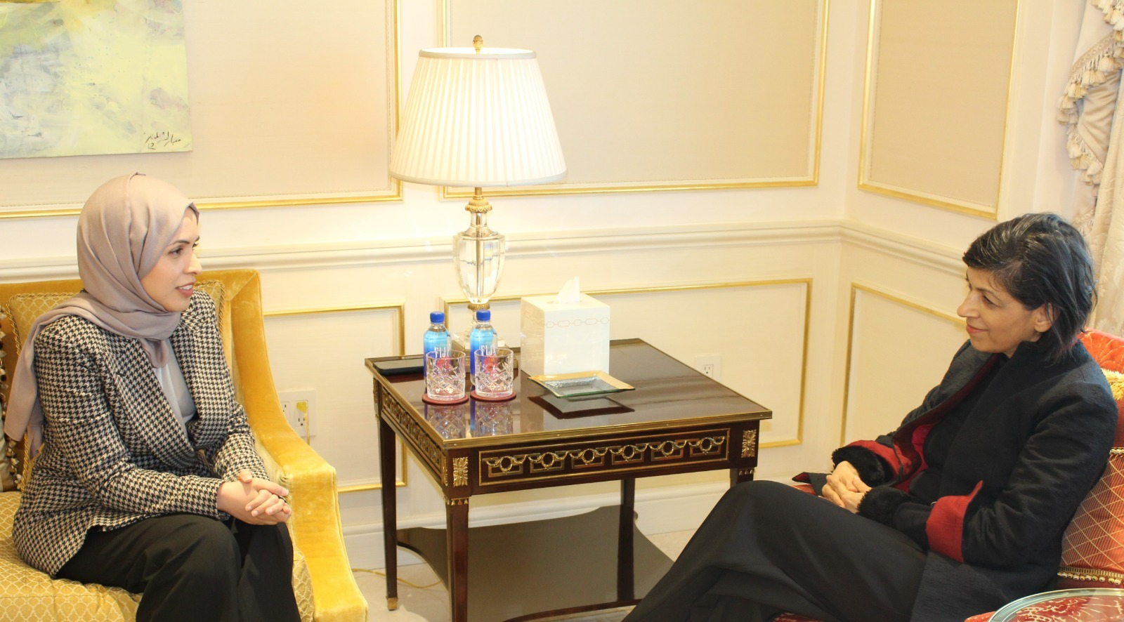 Qatar's Permanent Representative to UN Meets US Special Envoy for Afghan Women, Girls Rights
