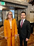 The Governor of the US State of Arizona meets with the Consul General of the State of Qatar in Los Angeles