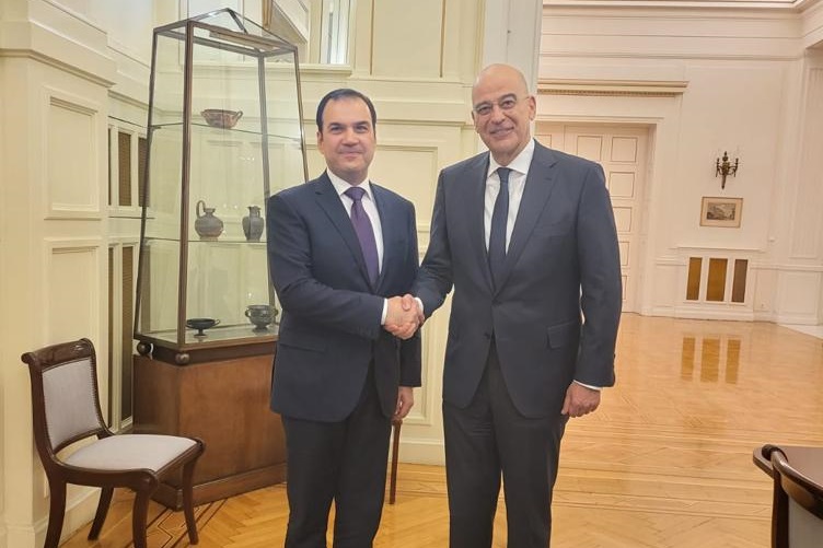 Foreign Minister of Greece Meets Qatar's Ambassador