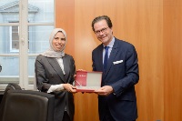 Minister of State for International Cooperation Meets Director of the Crisis and Support Center
