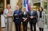 Minister of State for International Cooperation Meets CEO of French Development Agency