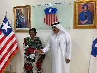 Vice President of Republic of Liberia Meets Qatari Charge d'Affaires