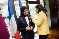 Minister of State for International Cooperation concludes a fruitful visit to Paris, during which she was awarded the highest French decoration