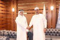 وزير الخارجية التشادي يجتمع مع سفير دولة قطر