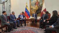مباحثات سياسية بين دولة قطر وجمهورية فنزويلا البوليفارية